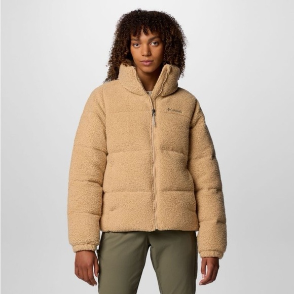 Women's Puffect Sherpa Jacket Size XL Color Canoe - Picture 1 of 7